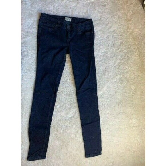 Aeropostale Womens Lola Legging Jean Size 3 / 4 Regular Dark Wash Low Ri… - Picture 1 of 4